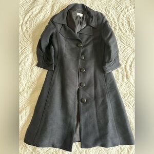 MNG Mango Jacket Suit Coat - Small - 3/4 Length Sleeve - Black